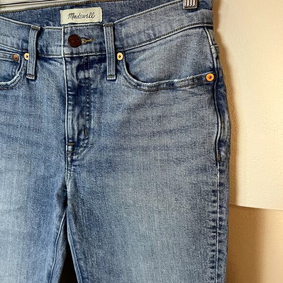 Madewell Tomboy Straight Jeans in Wright Wash Light Blue Denim Loose Fit Size 24 - Picture 6 of 16